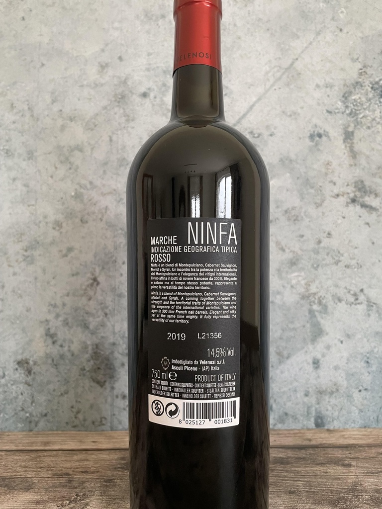 Ninfa Marche IGT Rosso 2019 - Velenosi Vini